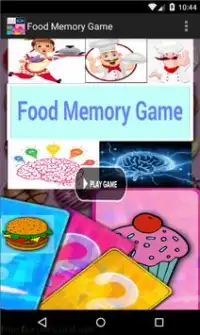 Food Memory Game Screen Shot 0