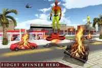 Супергерои Fidget Spinner Battle Screen Shot 11