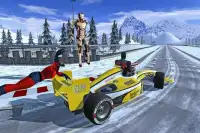 superhero real car racing: juegos de superhéroes Screen Shot 7
