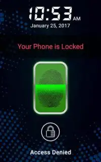 Fingerprint Lock Screen Prank Screen Shot 1