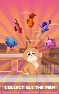 Laufende Katze Tom und Thomas Goldfish Screen Shot 16