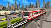 City Train Driving 2018: Simulator Free Games Screen Shot 9