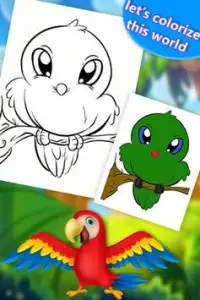 Buku Mewarnai Burung 2018! Game Paint Gratis Screen Shot 20
