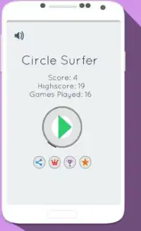 Circle Surfer - ping pong 360 Screen Shot 0