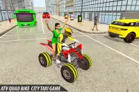 ATV Bike Taxi Sim 3D Screen Shot 0