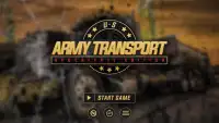 Offroad US Army symulator transportu Zombie Editio Screen Shot 1