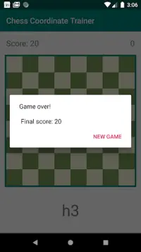 Chess Coordinate Trainer Screen Shot 2