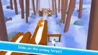 Snowman Rush: Frozen run Screen Shot 6