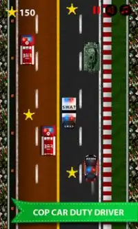 Cop car games for little kids Screen Shot 1