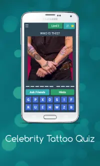 Celebrity Tattoo Quiz Screen Shot 3