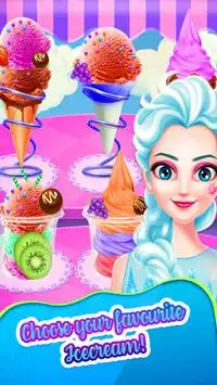 Ice cream truck games for Girls - Frozen Dessert Screen Shot 3