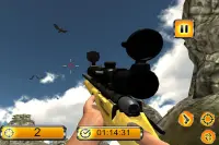 Forest Crow Hunter 3D - Sniper Schieten Simulatie Screen Shot 0