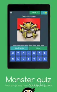 Monster quiz Screen Shot 11