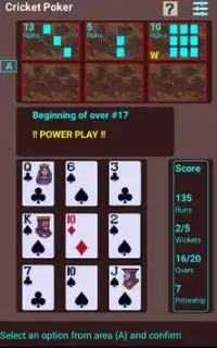 Cricket Poker Card Puzzle Screen Shot 4