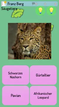 Tierreich Quiz Screen Shot 3