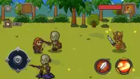 Zombie And Barbarian: Clans War Screen Shot 1