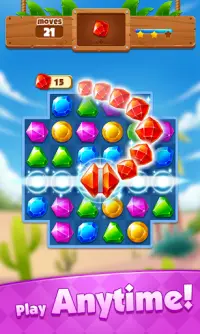 Jewel Adventure - Match 3 dans Screen Shot 2