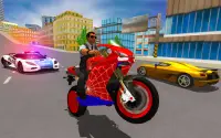 Superhero Stunt Bike Simulator Screen Shot 0