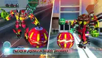 Super Robot Ball attack City Futuristic War Screen Shot 1