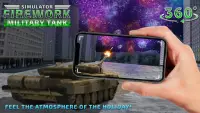 불꽃 놀이 군사 탱크 시뮬레이터 Screen Shot 0