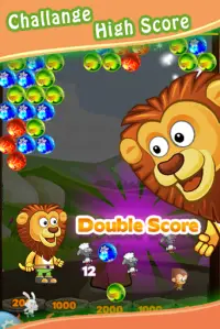 Lion Bubble Shooter Screen Shot 0