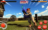Animal Kung Fu Battle - Boxing Ring Fighting Game Screen Shot 0
