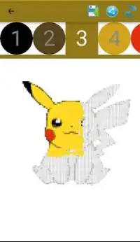 Color by number Pokemon-Pixel Art Screen Shot 6