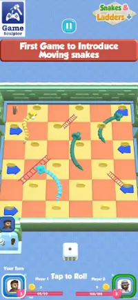 Snakes and Ladders Plus - Free Board Game Screen Shot 0