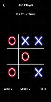 Tic Tac Toe Glow Screen Shot 2