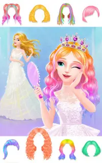 Salón de belleza de princesas Screen Shot 1