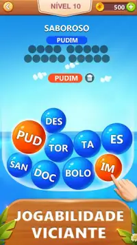 Word Bubble - jogo de palavras Screen Shot 1