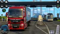 Paradahan Euro truck simulator Screen Shot 1