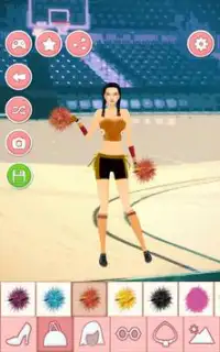 Games berdandan cheerleader Screen Shot 10