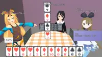 Sevens card game Screen Shot 1
