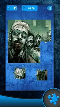 Zombie Puzzelspellen Screen Shot 1