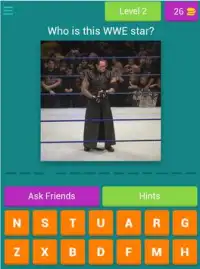 Quiz of WWE : Guess the WWE superstars - WWE game Screen Shot 16