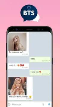 BTS Messenger - Blackpink Chat Simulator, BTS Love Screen Shot 2