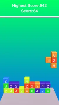 Tetris 2048 | Classic Tetris e 2048 Merge Game Screen Shot 2