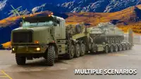 सेना कार्गो ट्रक परिवहन सिम Screen Shot 0