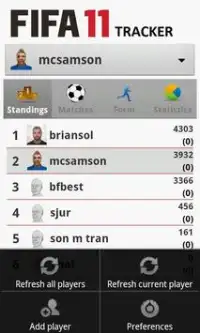 Tracker - For FIFA 11 Screen Shot 5