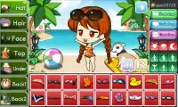 Beach Pretty Girl : dress up game Screen Shot 1