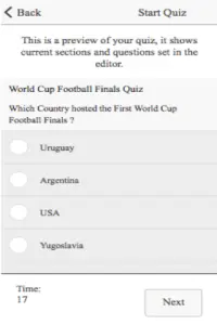 Soccer – The Pursuit of World Cup Knowledge Quiz Screen Shot 2