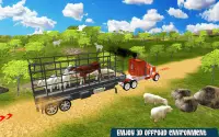 Wild Animal Truck Transport Offline driving game Screen Shot 4