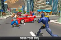 flying panther mutant hero city warrior Screen Shot 8
