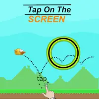 Flappy Circle- A Simple Tap Game Screen Shot 0