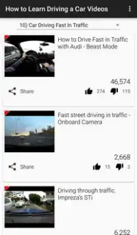 Learn How to Drive Easy Car Driving VIDEO App Screen Shot 2