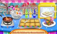 Ice Cream Rolls Maker- Rainbow Sandwich Food Stall Screen Shot 3