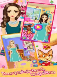 Princesa vestir moda y pastel fabricante de hielo Screen Shot 4