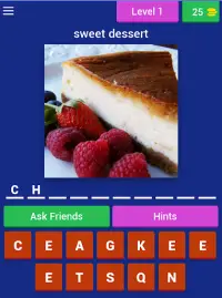Foodie Dessert Quiz (Food Quiz Game) Screen Shot 5