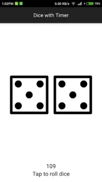 Dice with Timer - Ad Free dice roller Screen Shot 0